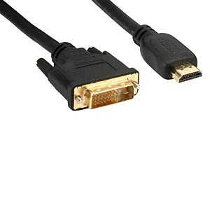 HDMI / DVI-D-Kabel, 1 m