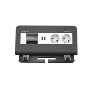 CablePort desk² 4-fach 2xStrom 1xUSB