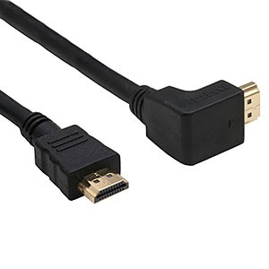 HDMI-Kabel mit 90° Winkelstecker, 1 m
